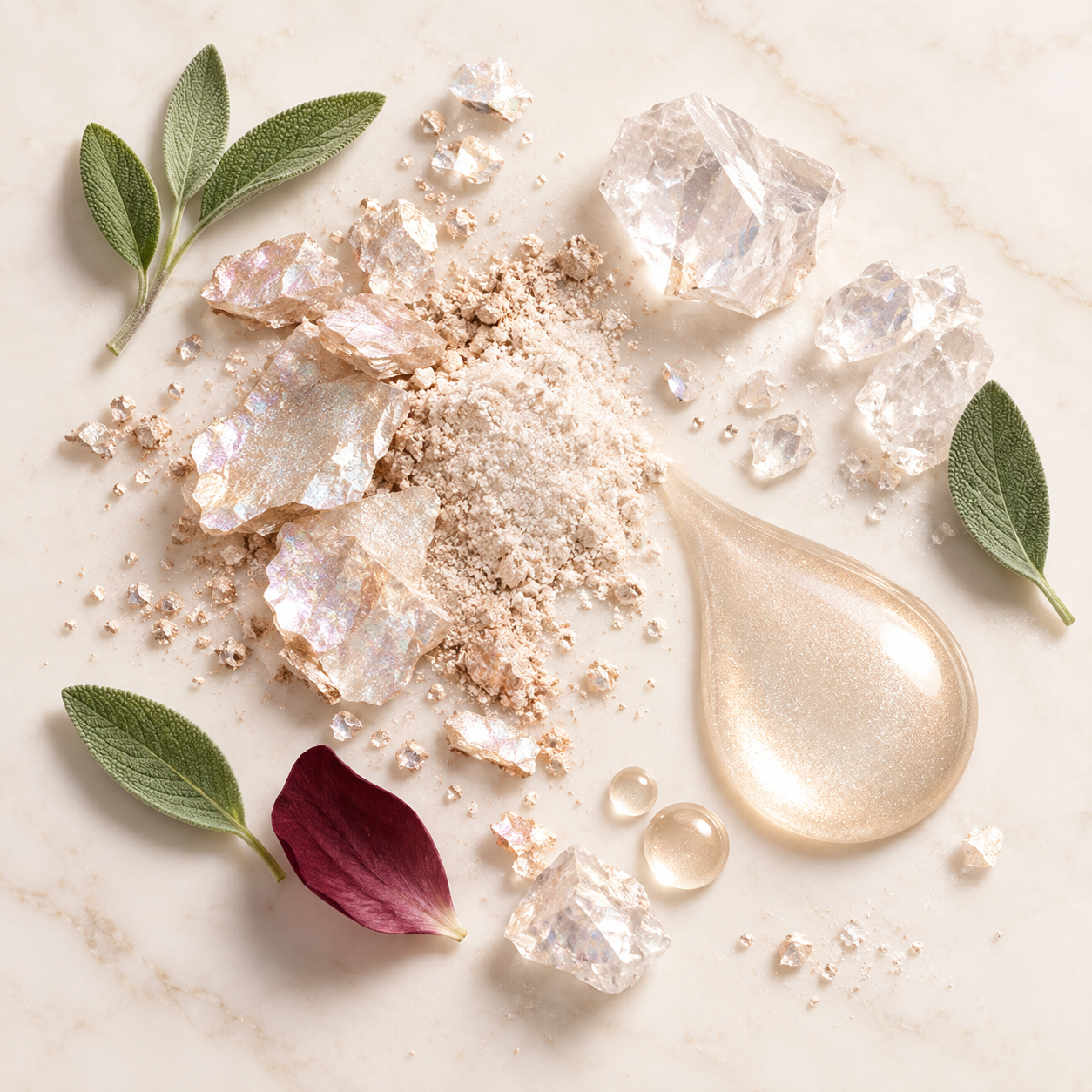 Pigments minéraux de mica pour un fini lumineux